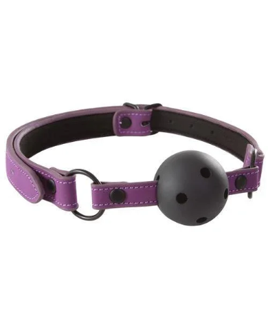 LUST BONDAGE BALL GAG - PURPLE