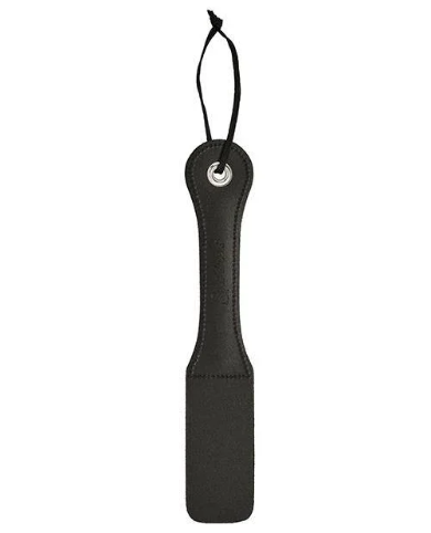 SPORTSHEETS 12" LEATHER SLUT IMPRESSION PADDLE