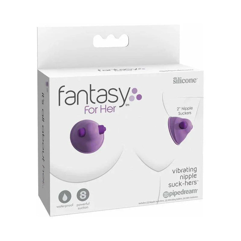 PIPEDREAM FANTASY FOR HER SILICONE VIBRATING NIPPLE SUCK-HERS