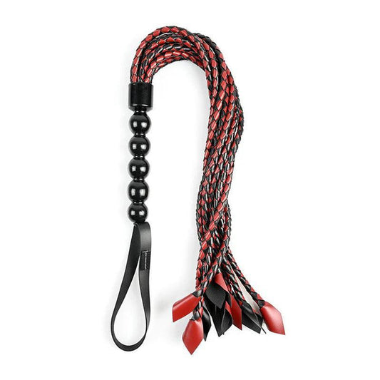 SPORTSHEETS SAFFRON BRAIDED FLOGGER