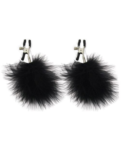 SEX & MISCHIEF FEATHERED NIPPLE CLAMPS