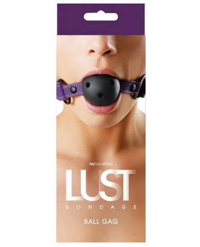 LUST BONDAGE BALL GAG - PURPLE