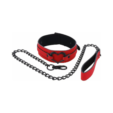 SPORTSHEETS SEX & MISCHIEF AMOR COLLAR AND LEASH